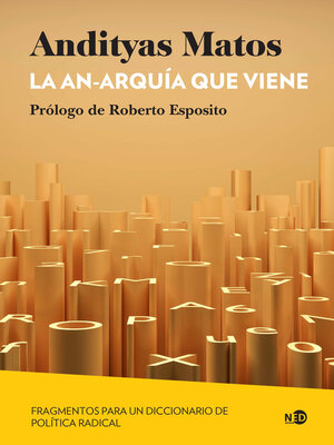 cover image of La an-arquía que viene